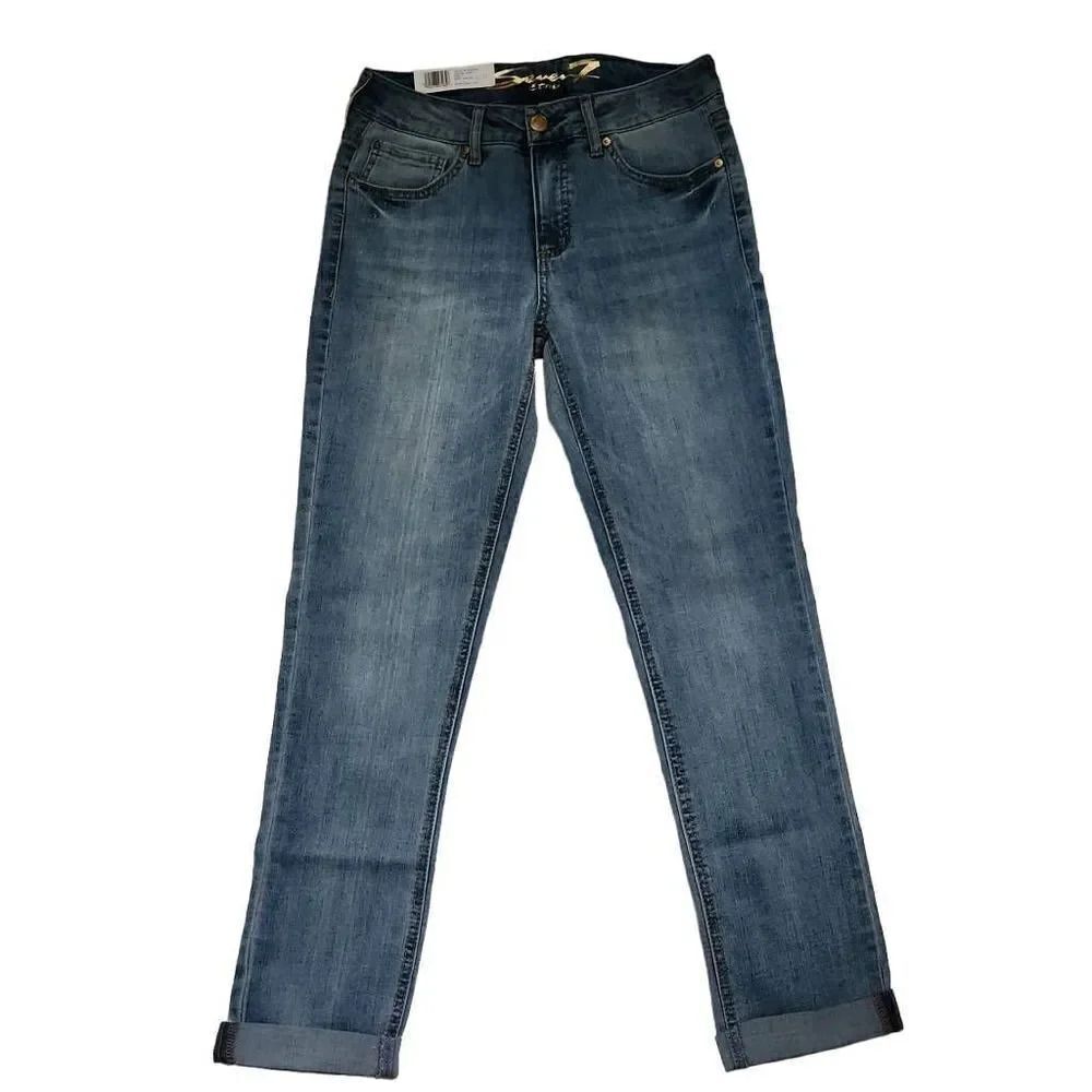 Seven7 Ladies Size 4 Weekend Slim Fit Blue Jeans